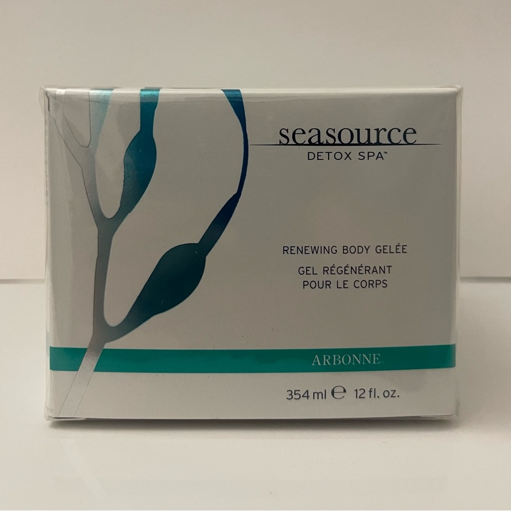 Arbonne Seasource Detox Spa Renewing Body Gel Gelee 12 oz